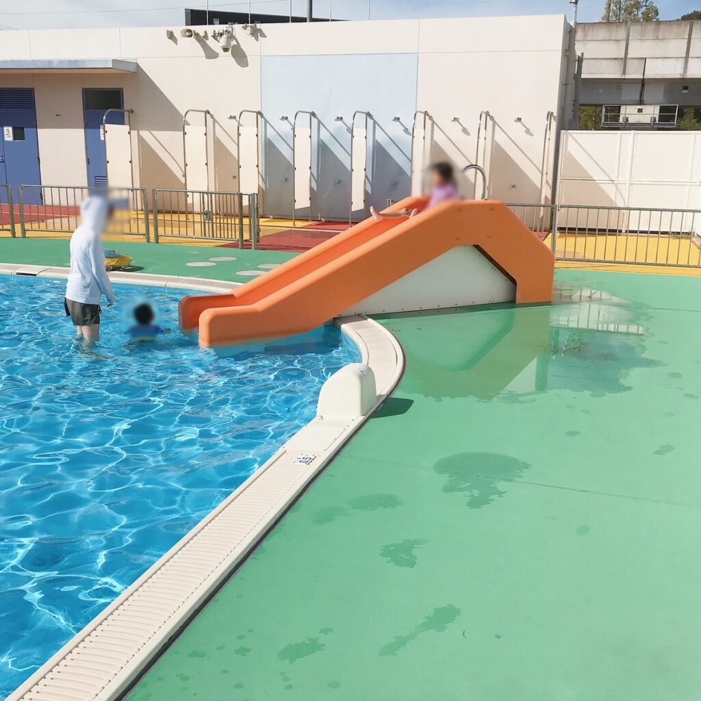 大谷津運動公園プールの幼児用プール
