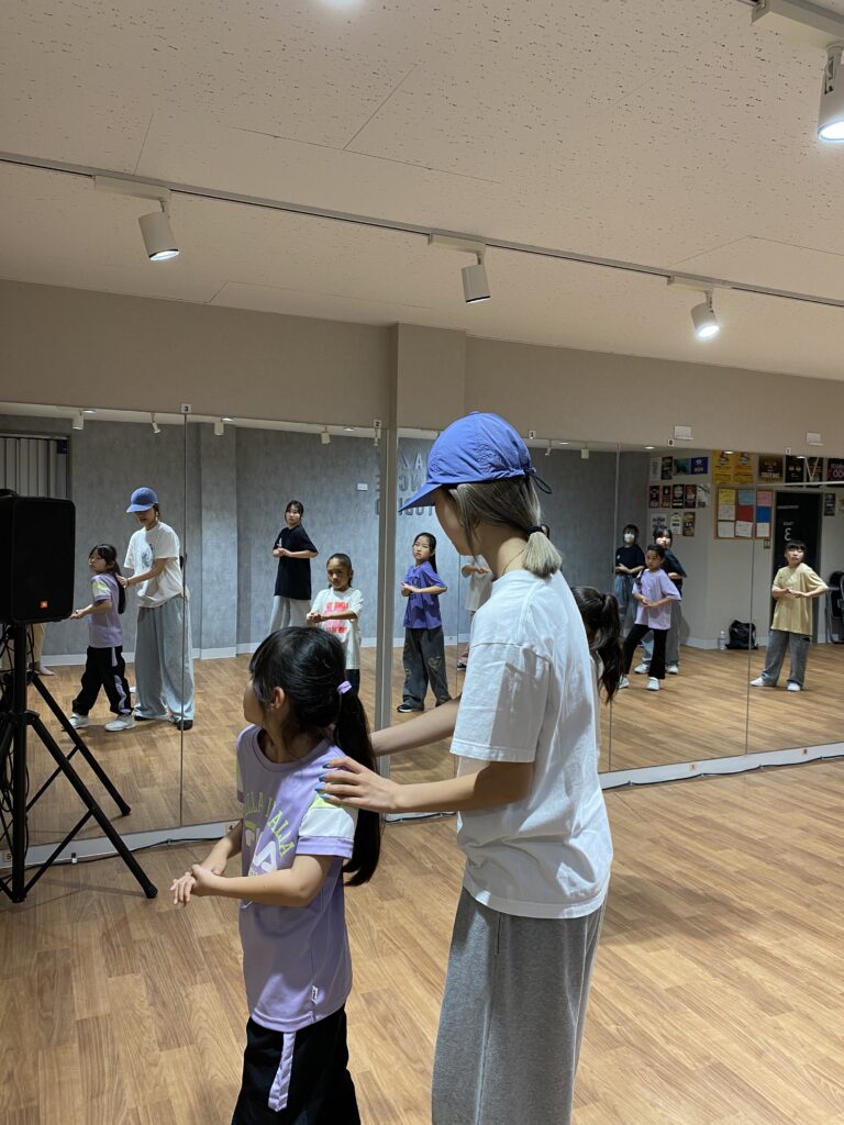 ダンスをしている様子
