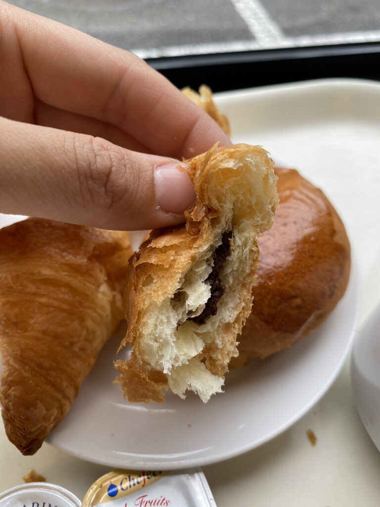 パンの断面