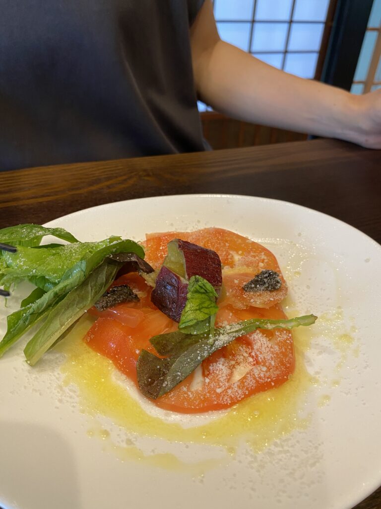 トマトのカルパッチョ