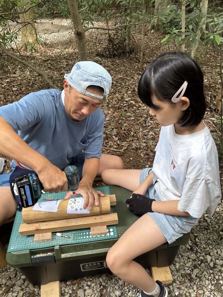 竹灯籠づくり