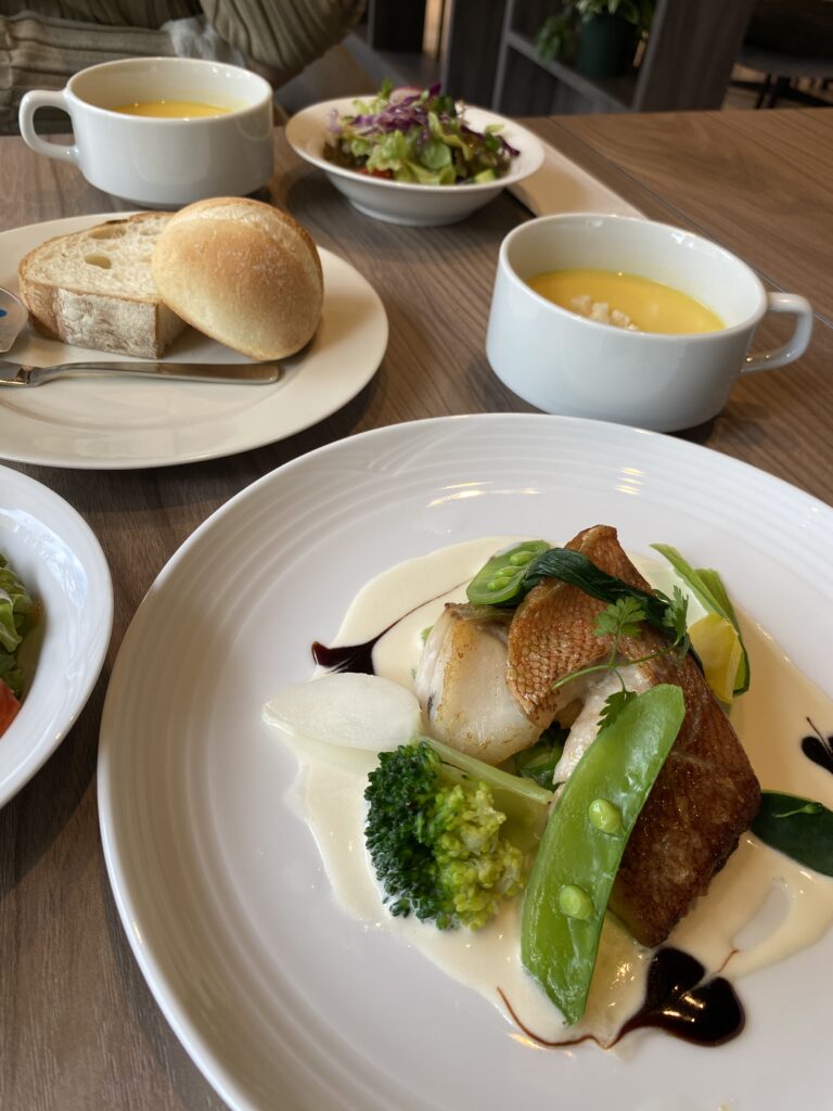 ブランピュールのランチ