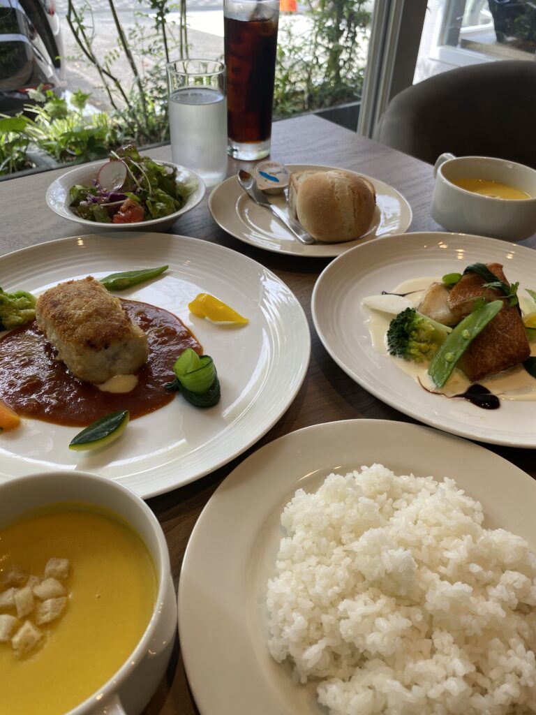 ブランピュールのランチ