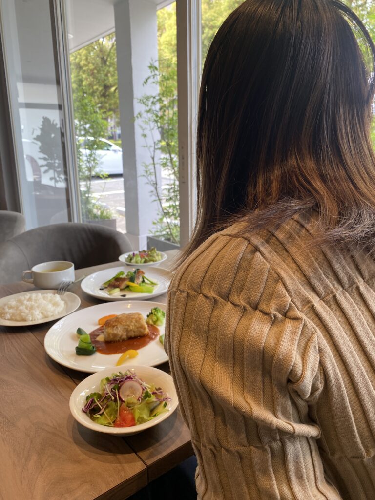 ブランピュールのランチを食べる