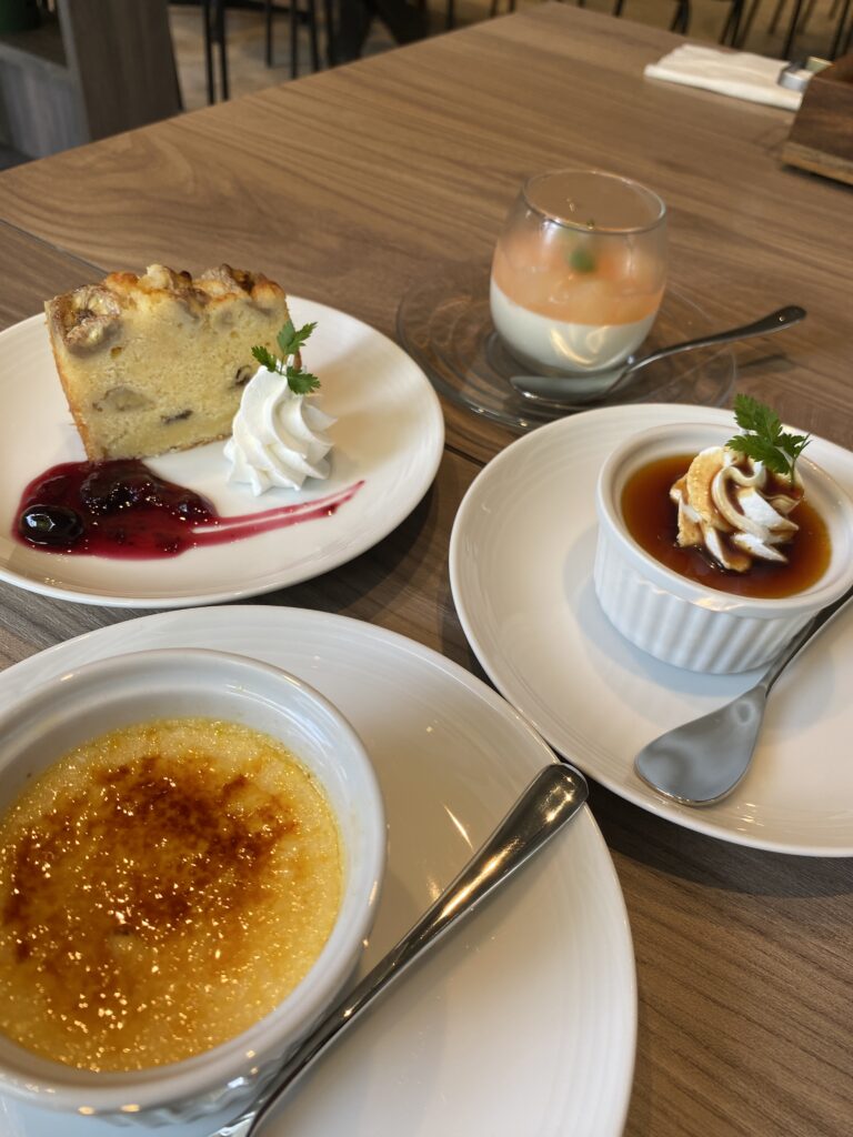 ブランピュールのデザート