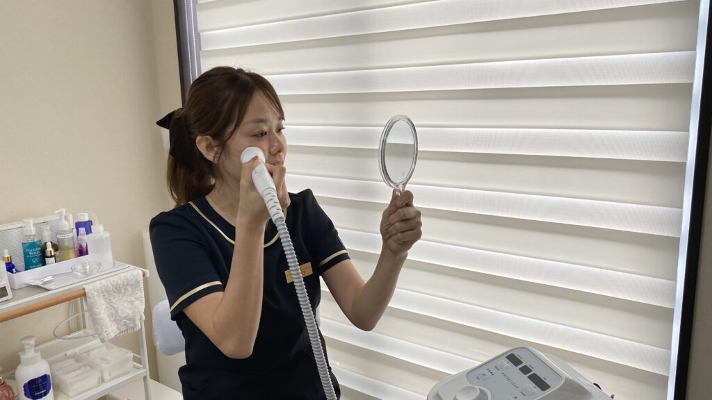 エステを受けている