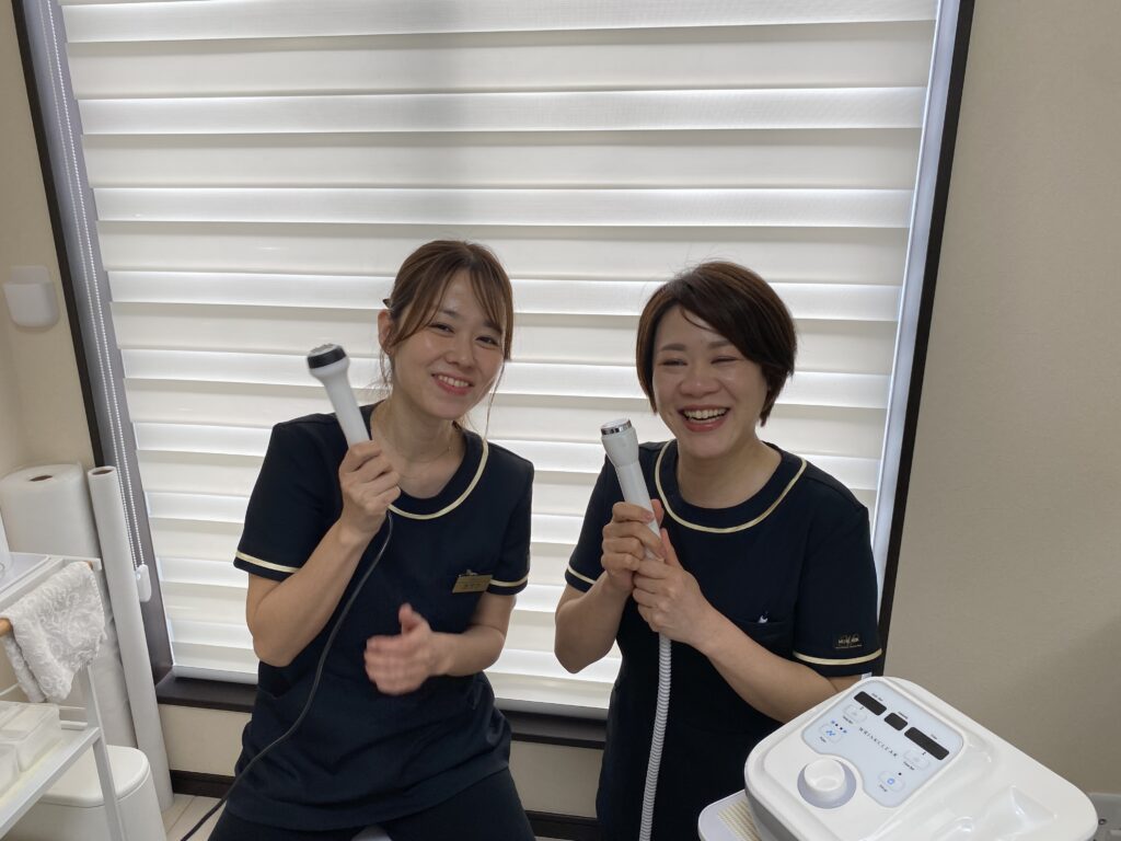 エステの機器を持っている
