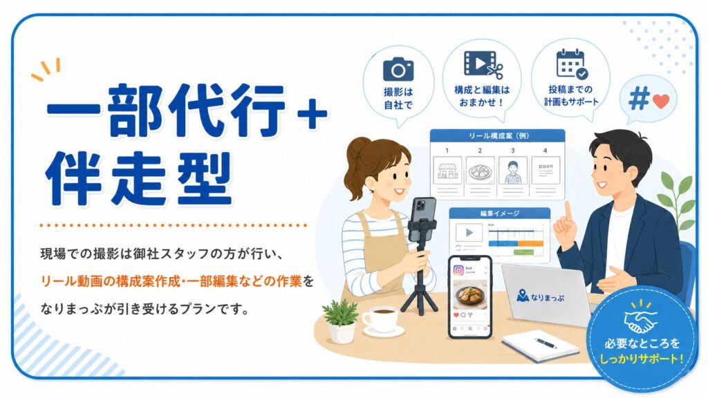 一部代行+伴走型