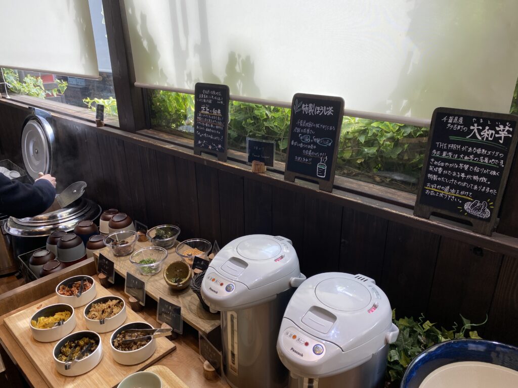THE FARM朝食ビュッフェ