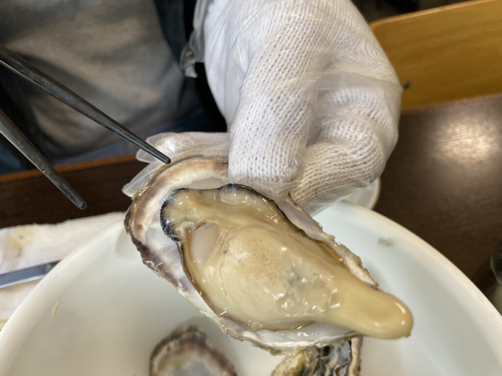 牡蠣のカンカン焼き