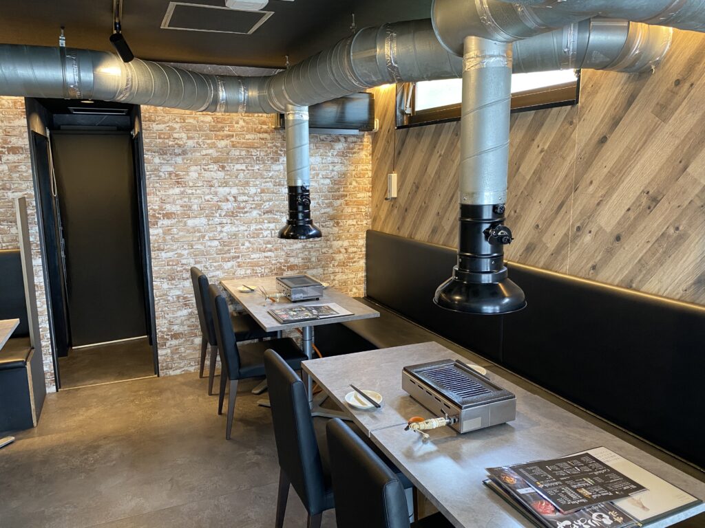 焼肉ふじの店内の雰囲気