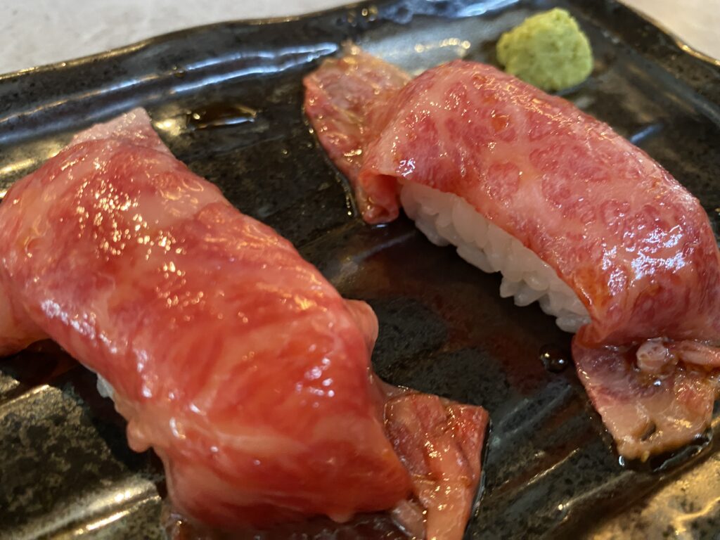 肉の握り
