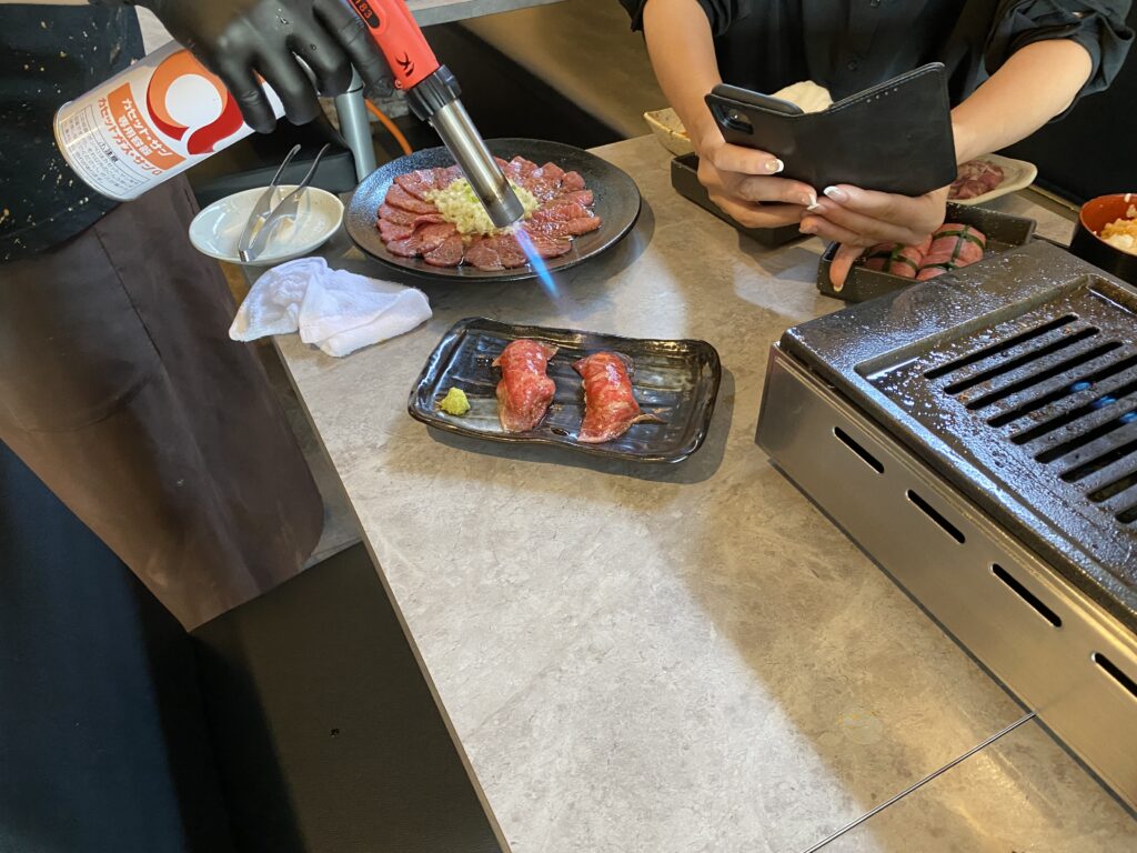肉の握り