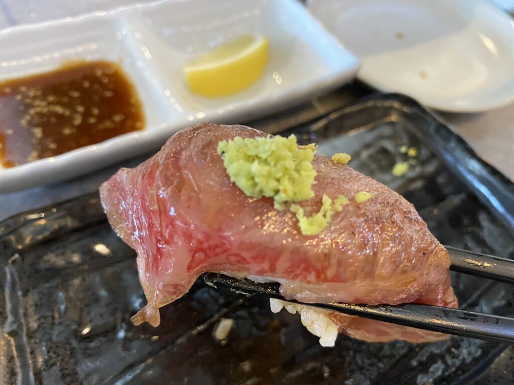 肉の握り