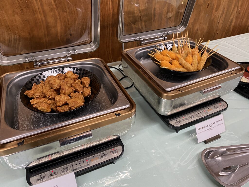 唐揚げと串揚げ