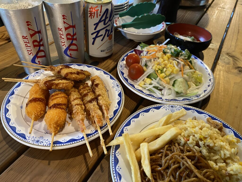 サイドメニューの盛り合わせ