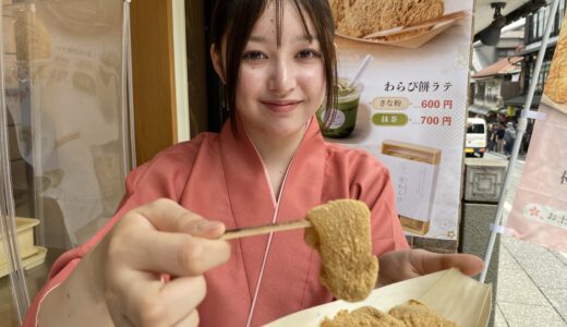 成田市でわらび餅を食べ歩き｜花わらび成田参道紡季店でぷるぷる食感を味わいました