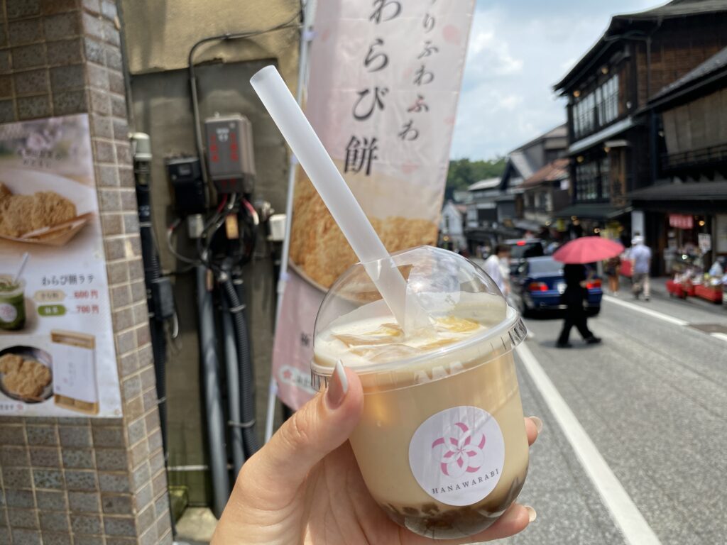 わらび餅ラテ