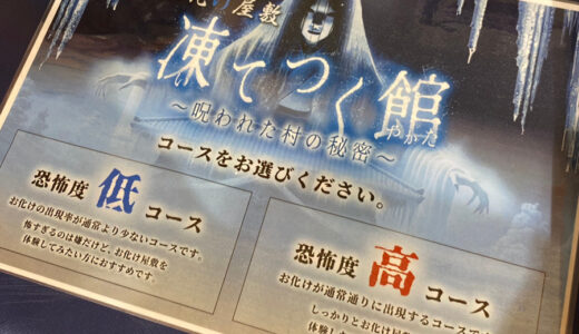 イオンモール成田のお化け屋敷「お化け屋敷 凍てつく館 〜呪われた村の秘密〜」に行ってきた！開催期間・料金・注意点まとめ
