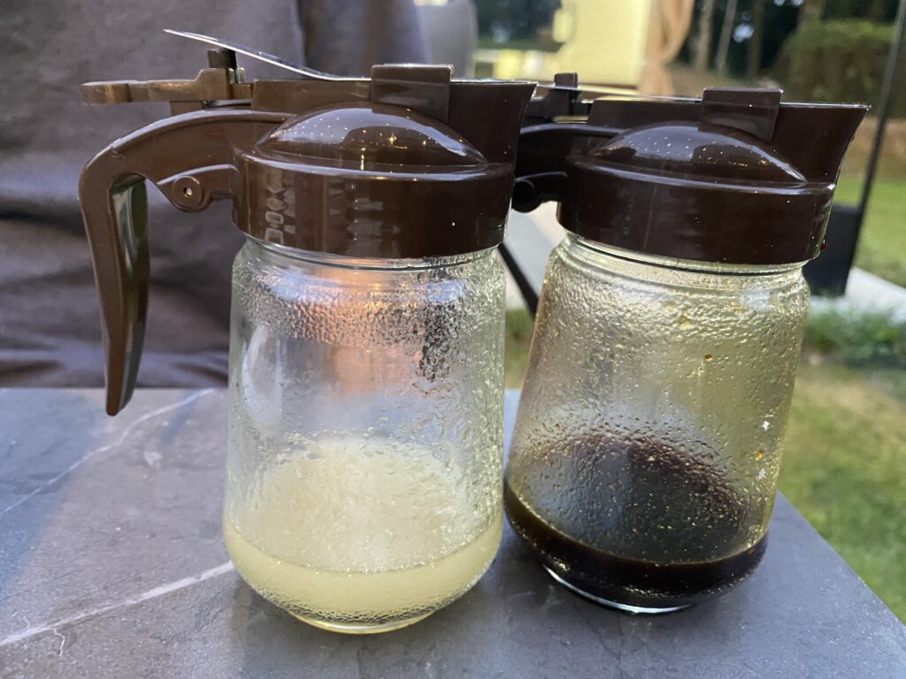 レモンと普通のタレ