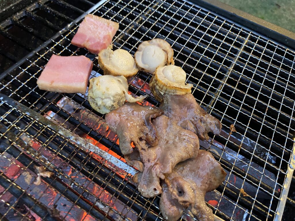 肉・ホタテ・ベーコン