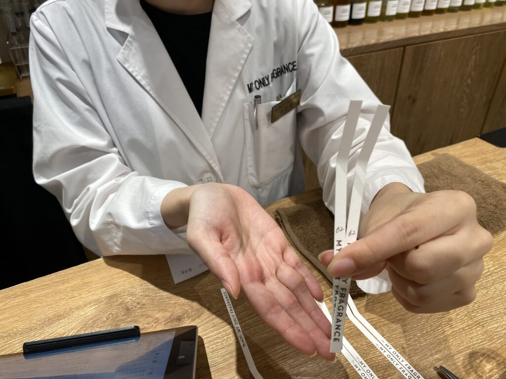 香りのテスト